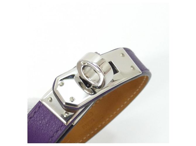 Bracciale Charm Double Tour Kelly di Hermès Porpora - vista 4