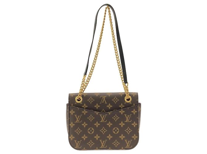 Borsa a Spalla Monogram Passy Louis Vuitton Marrone Monogramma - vista 2