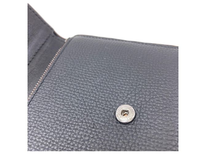 Billetera de cuero bi-fold Anagram Loewe Negro - vista 11
