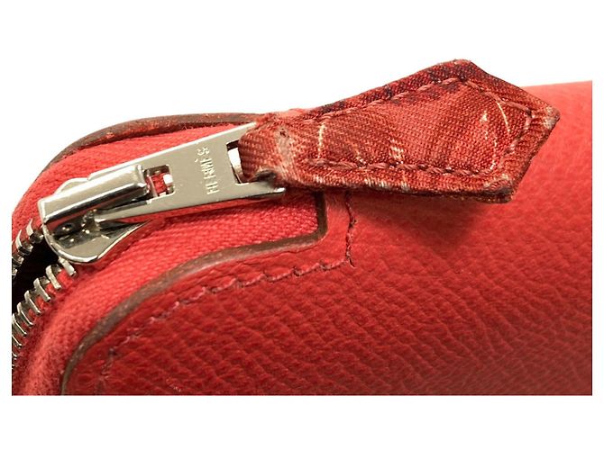 Monedero compacto de seda Azap de Hermès Rosa - vista 11