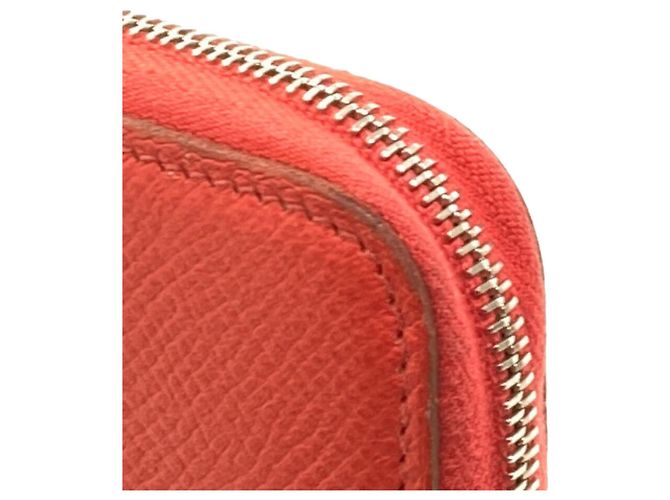 Monedero compacto de seda Azap de Hermès Rosa - vista 13