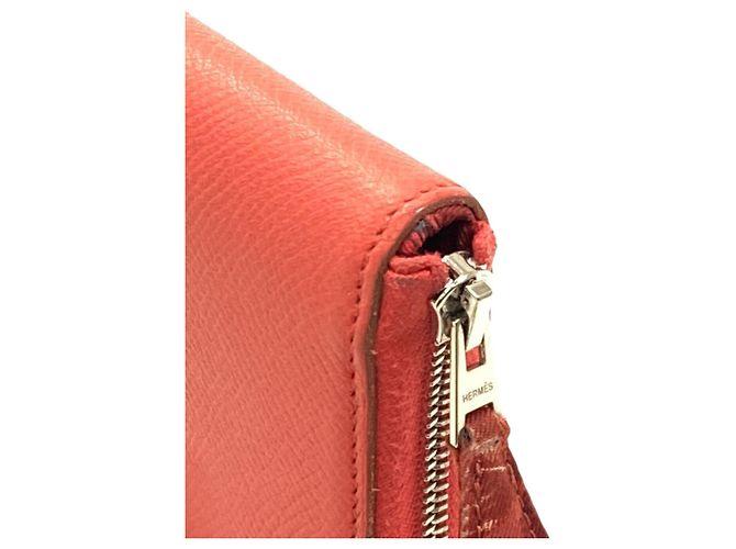 Monedero compacto de seda Azap de Hermès Rosa - vista 15