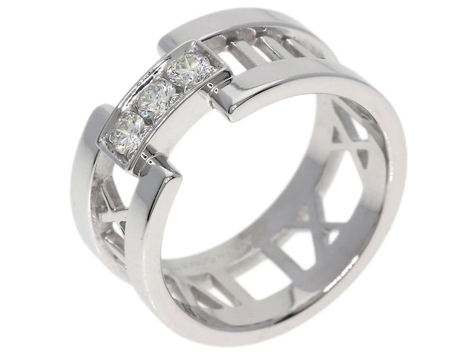Anello Atlas con 3 Diamanti di Tiffany & Co. - vista 2