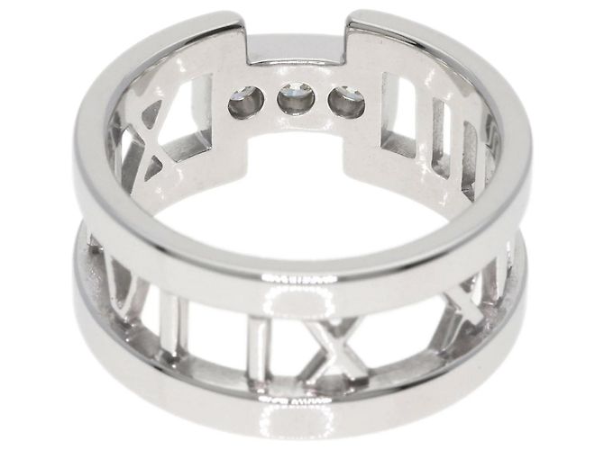 Anello Atlas con 3 Diamanti di Tiffany & Co. - vista 4