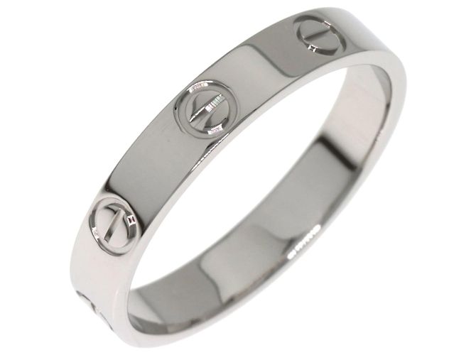 Cartier Mini Love Ring aus Platin - Ansicht 2