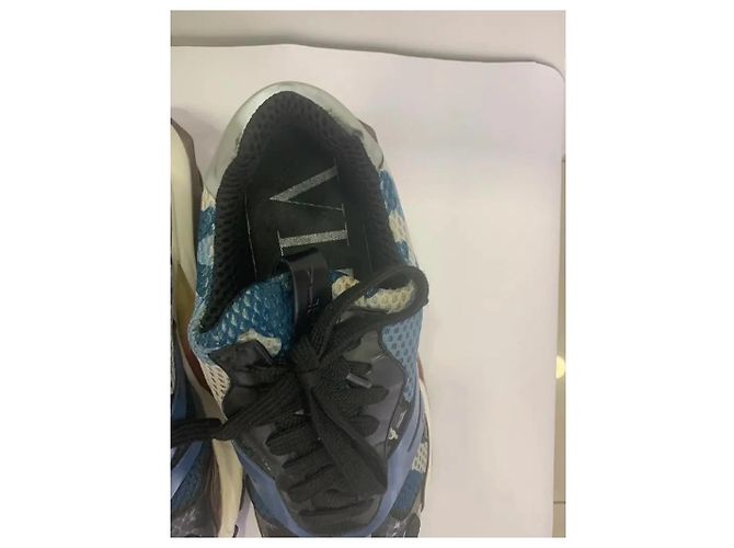 Sneakers Valentino Garavani Bounce blu navy - vista 3