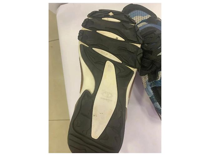 Sneakers Valentino Garavani Bounce blu navy - vista 5