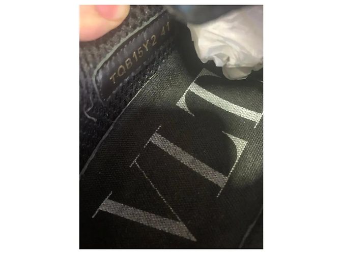 Sneakers Valentino Garavani Bounce blu navy - vista 7