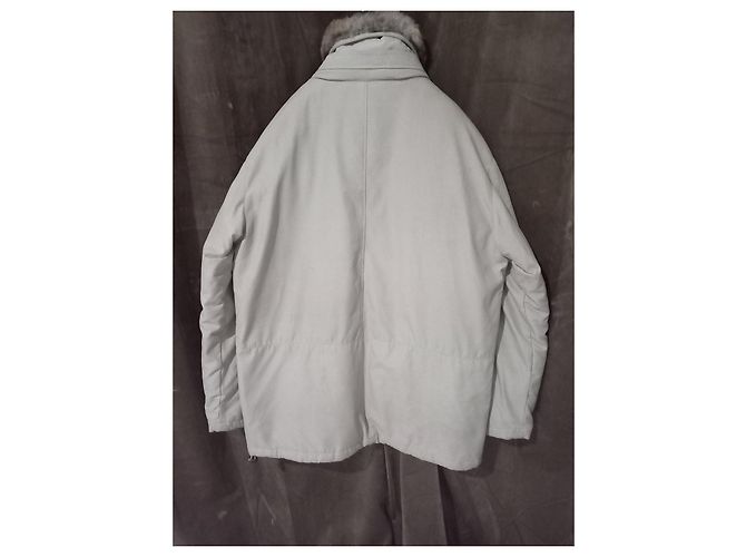 Autre Marque Giacca Australian invernale con collo in pelliccia Beige - vista 3
