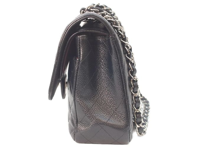 Borsa a Spalla Chanel Matelassé Double Flap Nero - vista 2