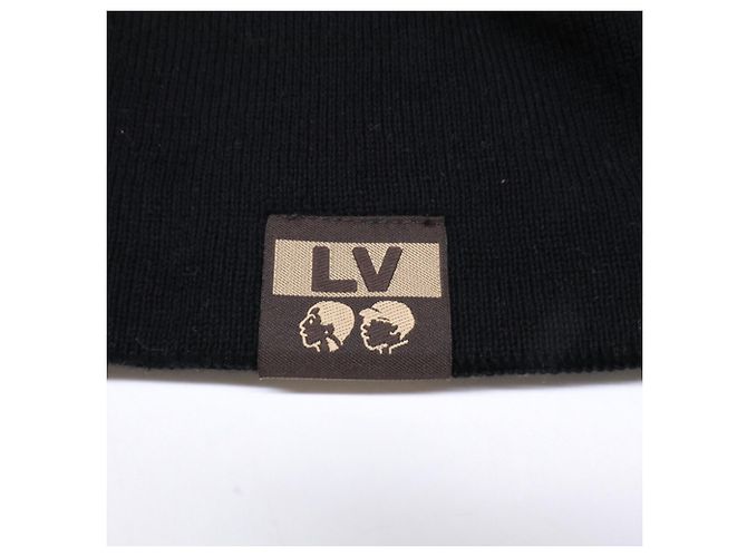 Cappello in maglia Monogram Louis Vuitton Nero - vista 10
