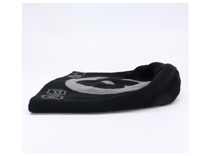 Cappello in maglia Monogram Louis Vuitton Nero - vista 2