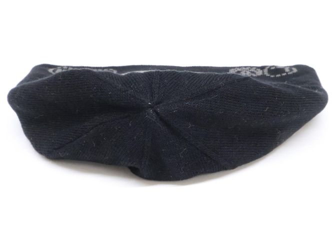 Cappello in maglia Monogram Louis Vuitton Nero - vista 5