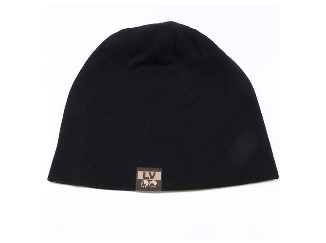 Cappello in maglia Monogram Louis Vuitton Nero - vista 6