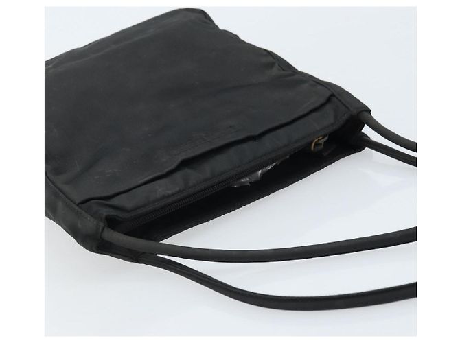 Prada Tote Bag aus schwarzem Nylon mit Silber authentisch 174562 - Ansicht 6