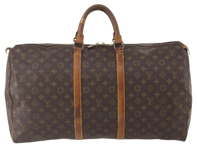 LOUIS VUITTON Borsa Boston Monogram Keepall 45 M41428 Auth LV YKZ114 Monogramma - vista 13