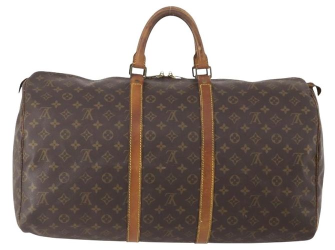 LOUIS VUITTON Borsa Boston Monogram Keepall 45 M41428 Auth LV YKZ114 Monogramma - vista 2
