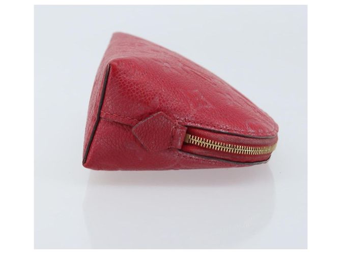 LOUIS VUITTON Pochette PM Monogram Empreinte Rossa M69414 Auth YKZ248A Rosso - vista 3