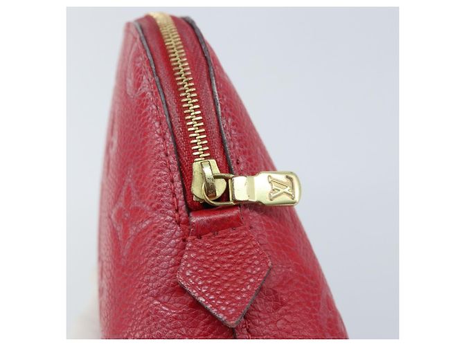 LOUIS VUITTON Pochette PM Monogram Empreinte Rossa M69414 Auth YKZ248A Rosso - vista 8