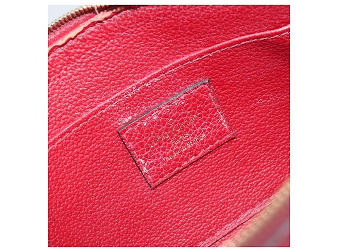 LOUIS VUITTON Pochette PM Monogram Empreinte Rossa M69414 Auth YKZ248A Rosso - vista 9