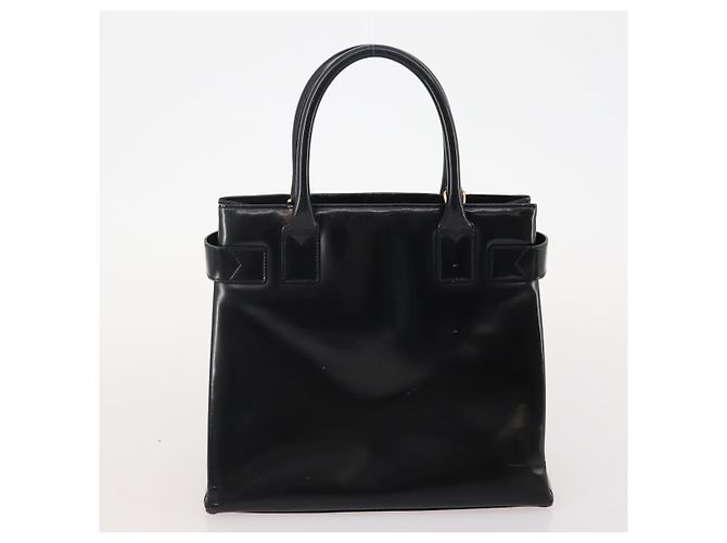 Borsa a Spalla in Tela GG Gucci in Pelle 3 Pezzi Nero Beige Auth bs34147 - vista 17