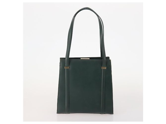 Borsa a Spalla in Tela GG Gucci in Pelle 3 Pezzi Nero Beige Auth bs34147 - vista 3