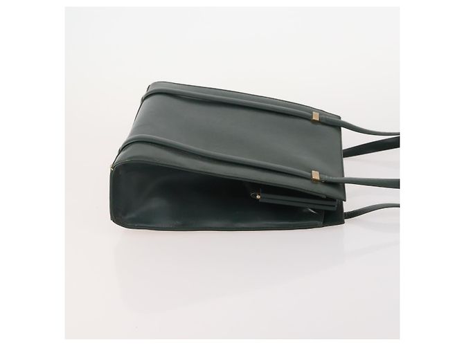 Borsa a Spalla in Tela GG Gucci in Pelle 3 Pezzi Nero Beige Auth bs34147 - vista 4