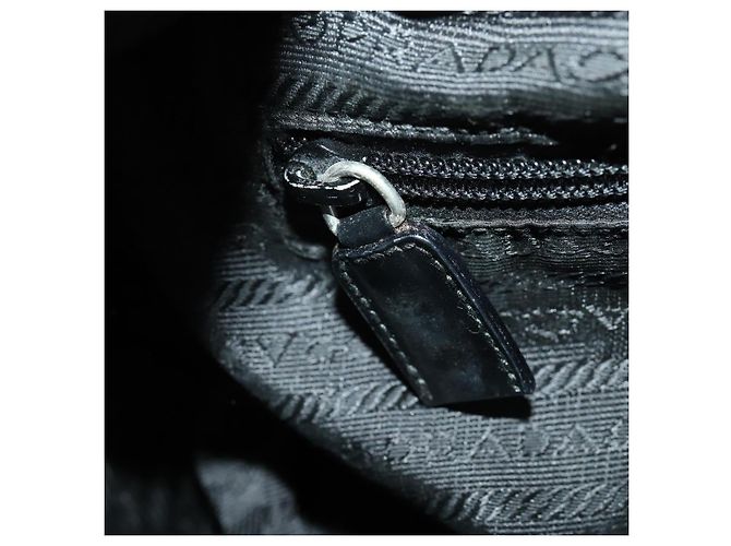 Zaino PRADA in nylon verde argento Auth YKZ295 - vista 26