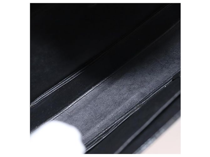Borsa a mano GUCCI in pelle nera e oro Auth BAZ009 Nero D'oro - vista 11