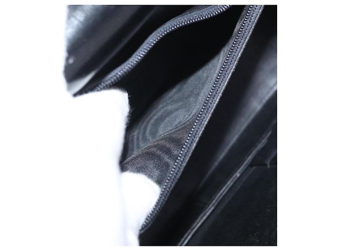 Borsa a mano GUCCI in pelle nera e oro Auth BAZ009 Nero D'oro - vista 12