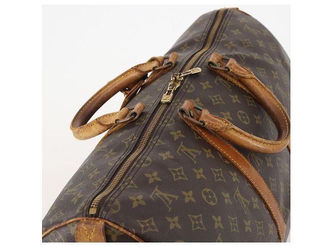 LOUIS VUITTON Bolsa Boston Monogram Keepall 50 M41426 Auth LV LNZ775 Monograma - vista 14