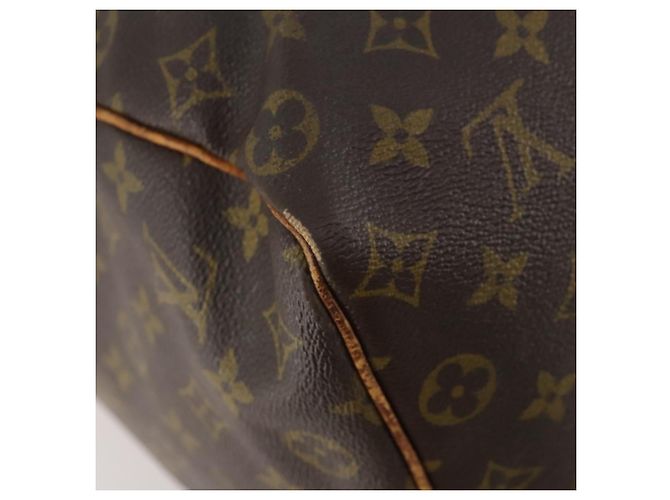 LOUIS VUITTON Bolsa Boston Monogram Keepall 50 M41426 Auth LV LNZ775 Monograma - vista 18