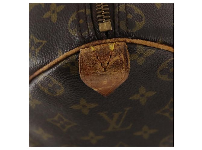 LOUIS VUITTON Bolsa Boston Monogram Keepall 50 M41426 Auth LV LNZ775 Monograma - vista 20