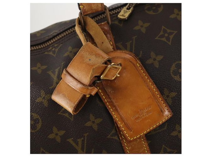 LOUIS VUITTON Bolsa Boston Monogram Keepall 50 M41426 Auth LV LNZ775 Monograma - vista 21