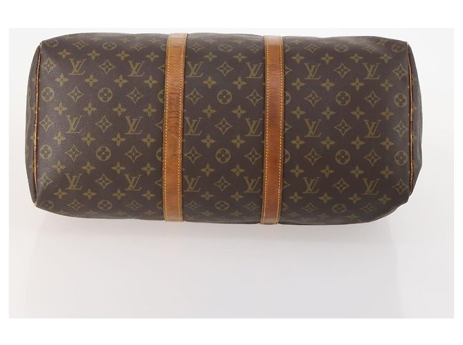 LOUIS VUITTON Bolsa Boston Monogram Keepall 50 M41426 Auth LV LNZ775 Monograma - vista 5