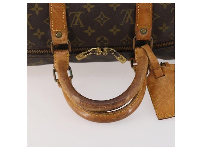 LOUIS VUITTON Bolsa Boston Monogram Keepall 50 M41426 Auth LV LNZ775 Monograma - vista 6