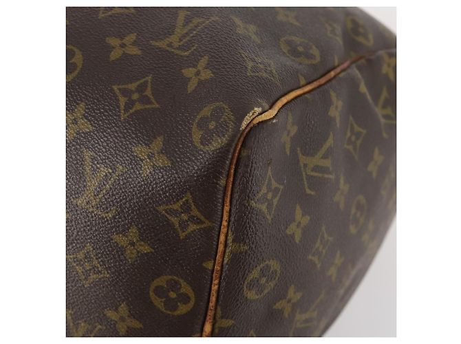 LOUIS VUITTON Bolsa Boston Monogram Keepall 50 M41426 Auth LV LNZ775 Monograma - vista 7
