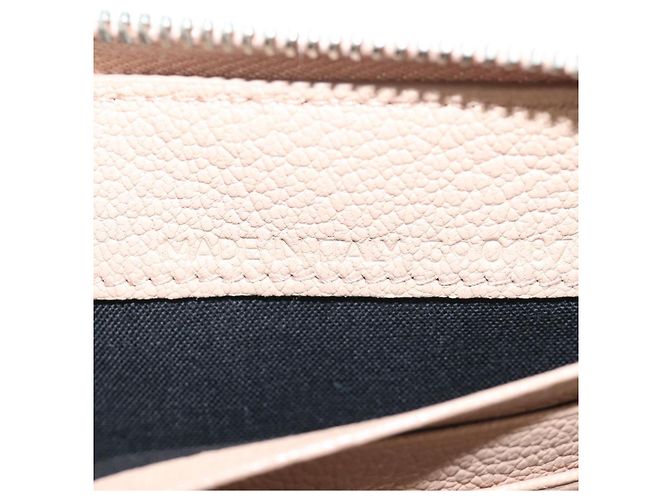 BALENCIAGA Continental Langer Geldbeutel Leder Rosa Silber 390187 Auth SW2300M Pink - Ansicht 10