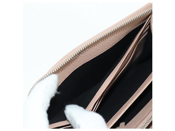 BALENCIAGA Continental Langer Geldbeutel Leder Rosa Silber 390187 Auth SW2300M Pink - Ansicht 21