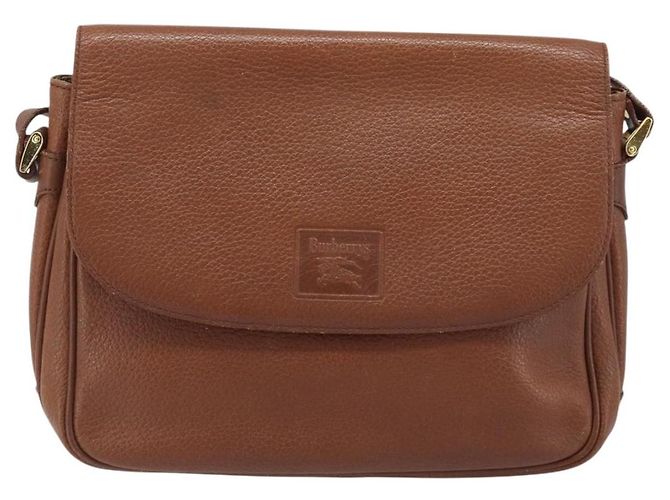 Borsa a Spalla Burberrys in Pelle 2 vie Marrone Oro Auth mr2215 D'oro - vista 13