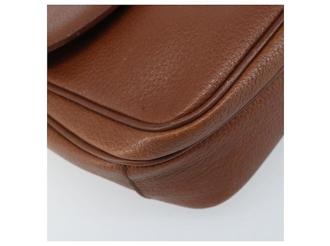 Borsa a Spalla Burberrys in Pelle 2 vie Marrone Oro Auth mr2215 D'oro - vista 15