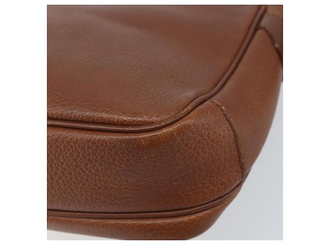 Borsa a Spalla Burberrys in Pelle 2 vie Marrone Oro Auth mr2215 D'oro - vista 16