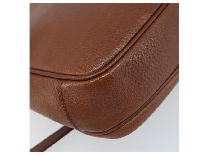 Borsa a Spalla Burberrys in Pelle 2 vie Marrone Oro Auth mr2215 D'oro - vista 17