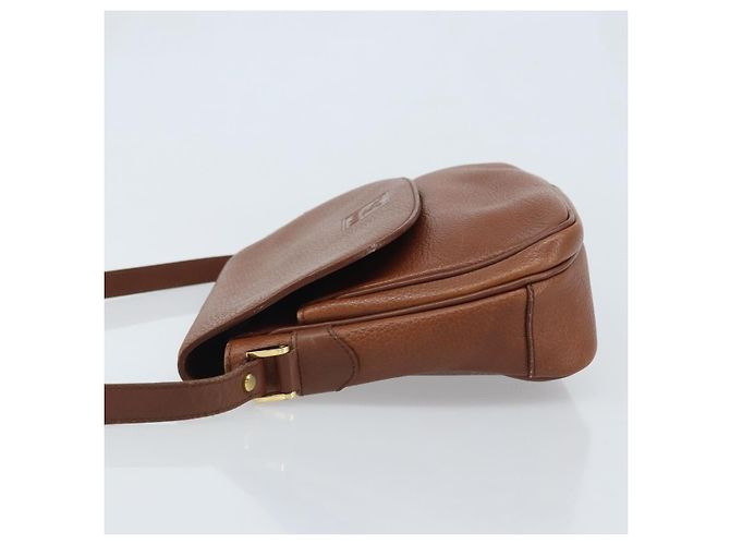 Borsa a Spalla Burberrys in Pelle 2 vie Marrone Oro Auth mr2215 D'oro - vista 4