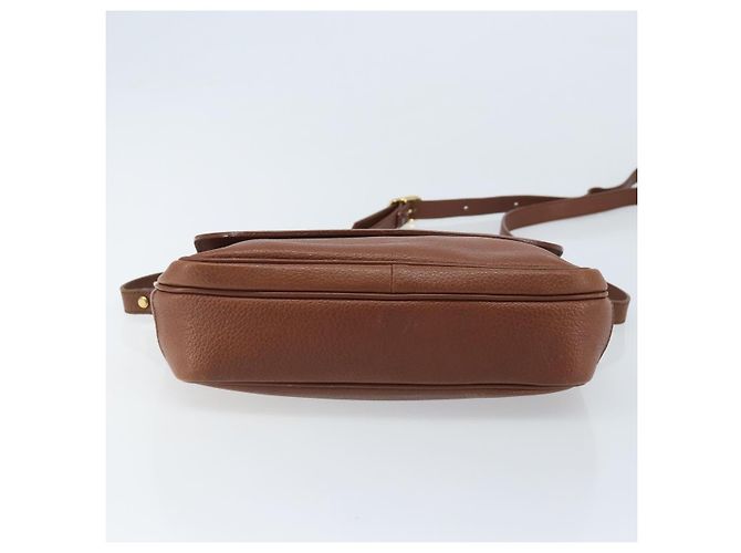 Borsa a Spalla Burberrys in Pelle 2 vie Marrone Oro Auth mr2215 D'oro - vista 5