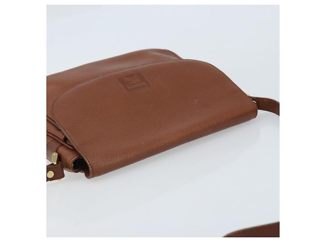Borsa a Spalla Burberrys in Pelle 2 vie Marrone Oro Auth mr2215 D'oro - vista 6