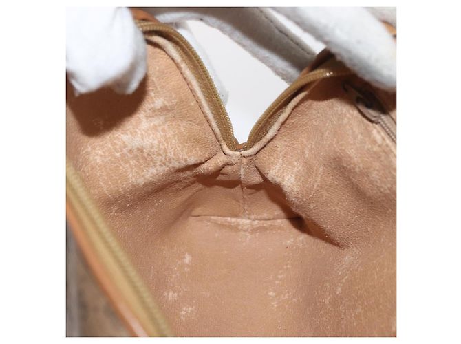 Gucci Borsa a Spalla Micro GG Supreme PVC Beige Oro 007 104 4916 Auth SW2142 D'oro - vista 19