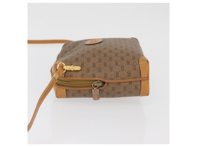 Gucci Borsa a Spalla Micro GG Supreme PVC Beige Oro 007 104 4916 Auth SW2142 D'oro - vista 4