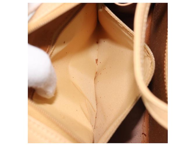 Borsa a mano GIVENCHY in tela beige e oro Auth SW2228A D'oro - vista 12