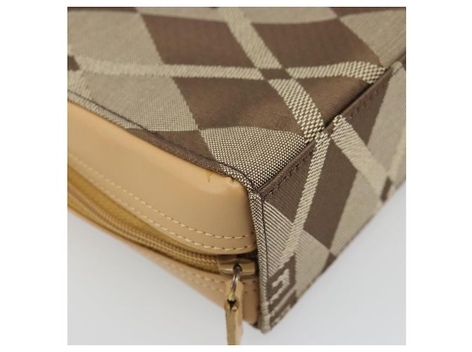 Borsa a mano GIVENCHY in tela beige e oro Auth SW2228A D'oro - vista 14